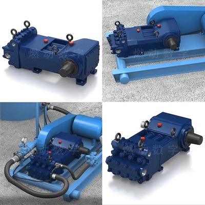 液壓機械設備三維仿真動畫